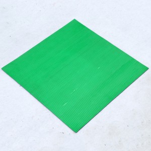 Anty-ścierna kolor zielony Mata podłogowa z gumowanej blachy gumowej do stołu warsztatowego